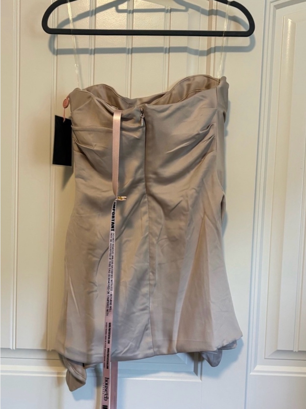 House of CB Jasmine Oyster Strapless Corset Dress NWT - Picture 8 of 9